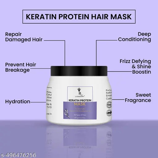 Keratin Hair Mask for frizzy hair