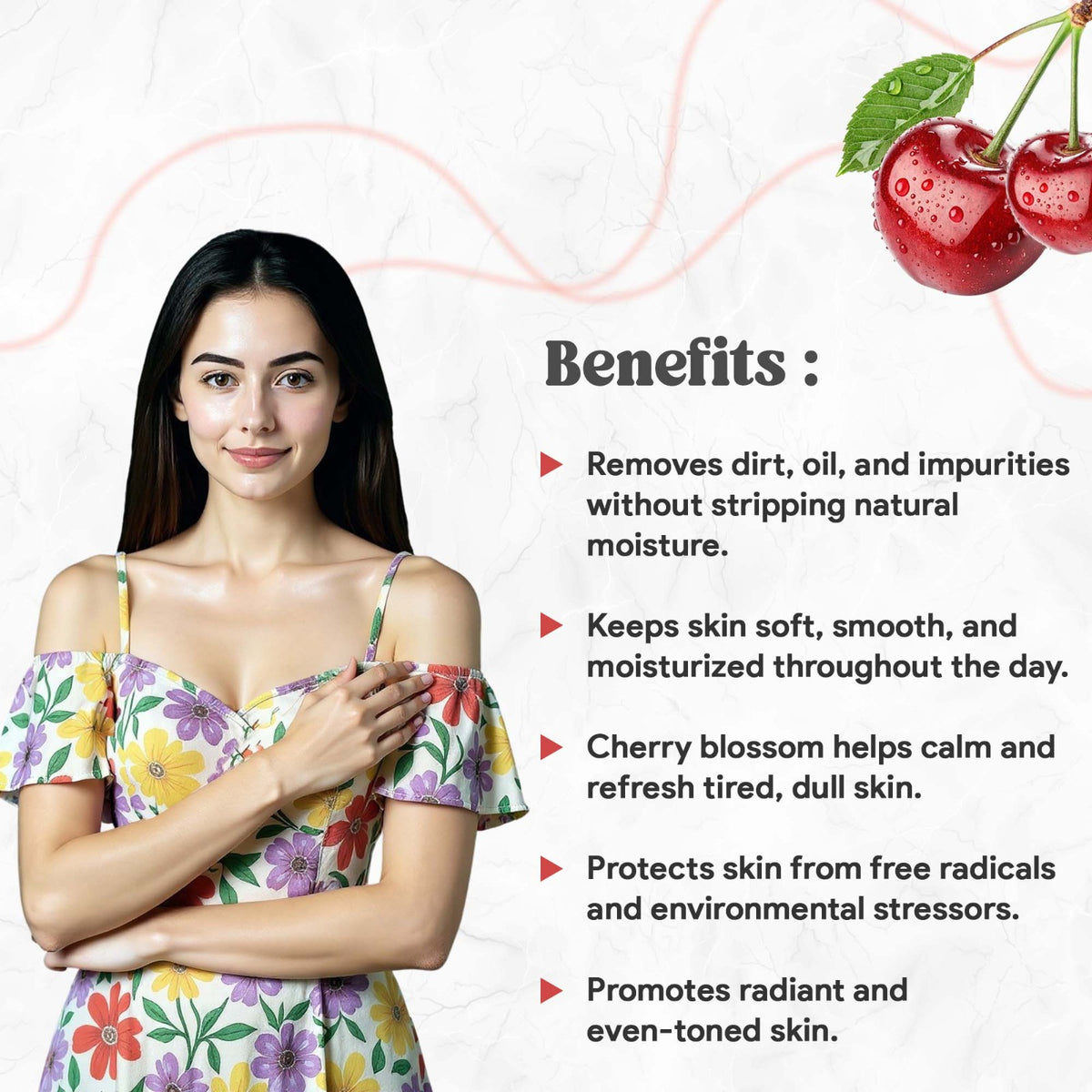 Benefits of Cherry Blossam Body Wash
