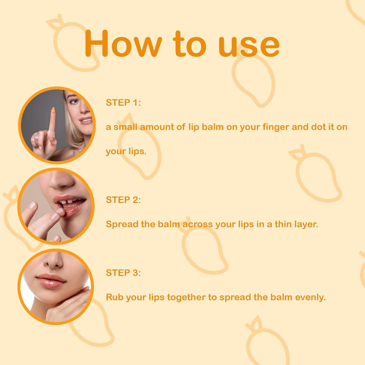 Mango Lip Balm Use