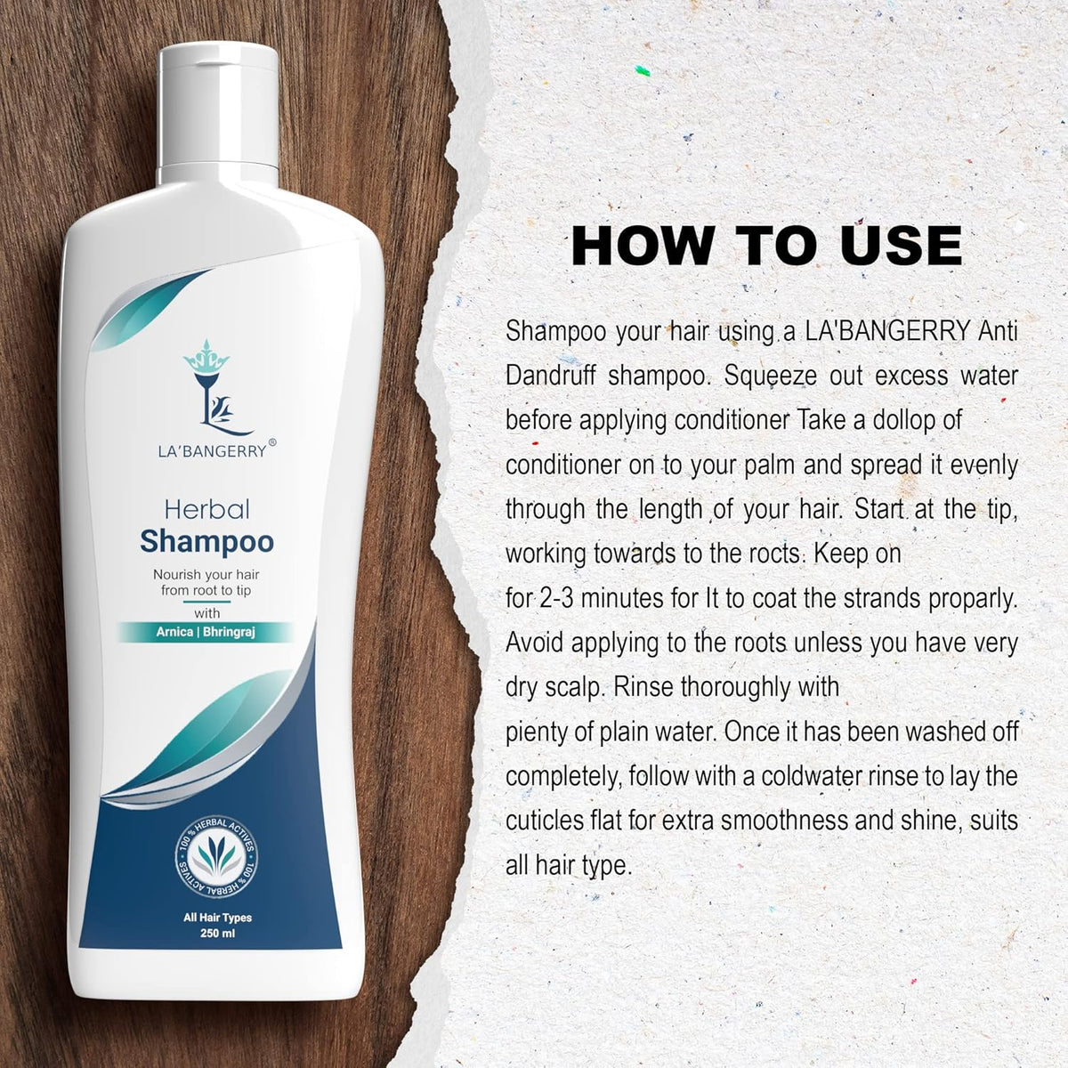 how to use herbal shampoo