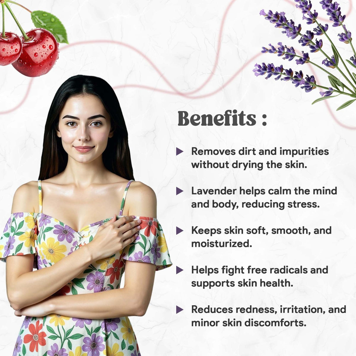 cherry and lavender