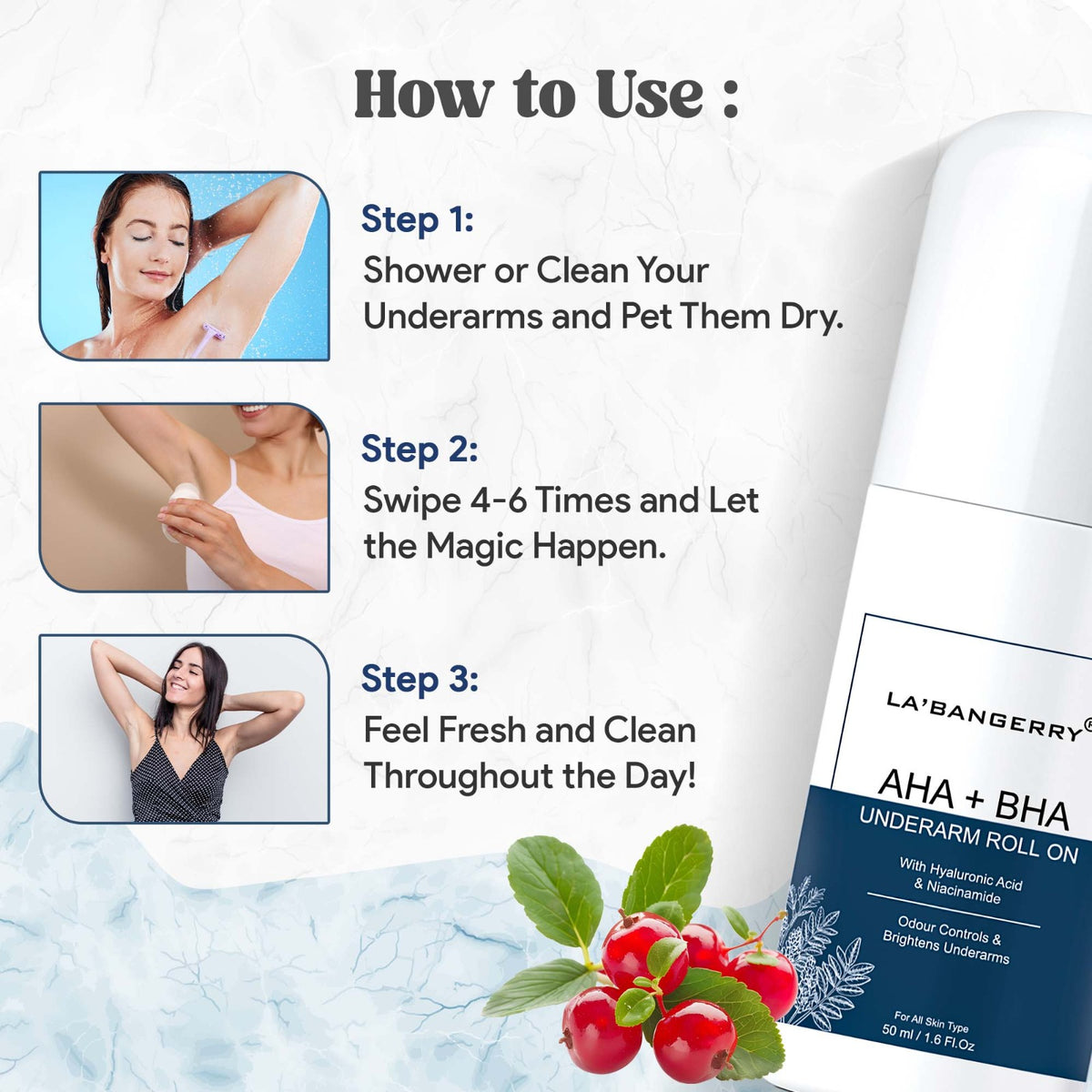 How to Use Roll On for Under Arm