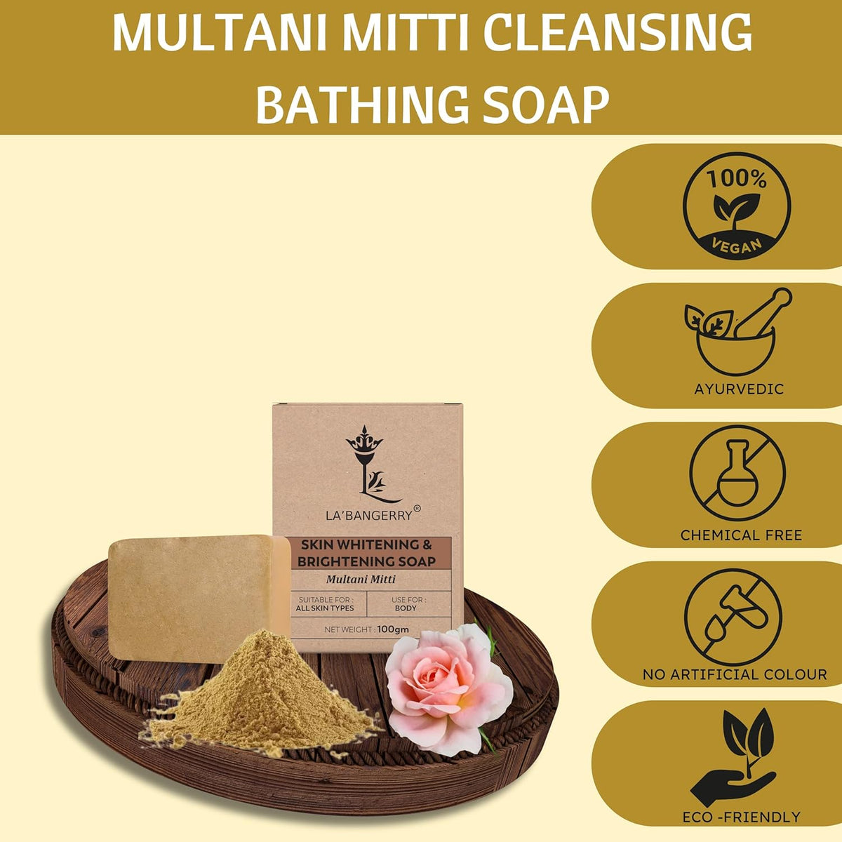 Multani Mitti Cleansing Bathing Soap