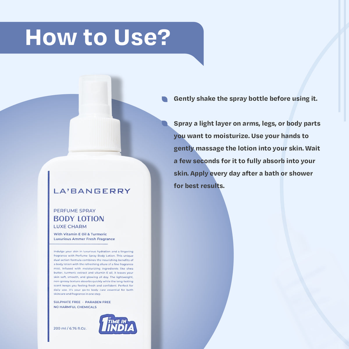 How to use Body Lotion